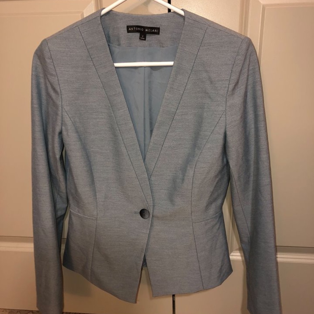 Women's Antonio Melani Pale Blue Blazer